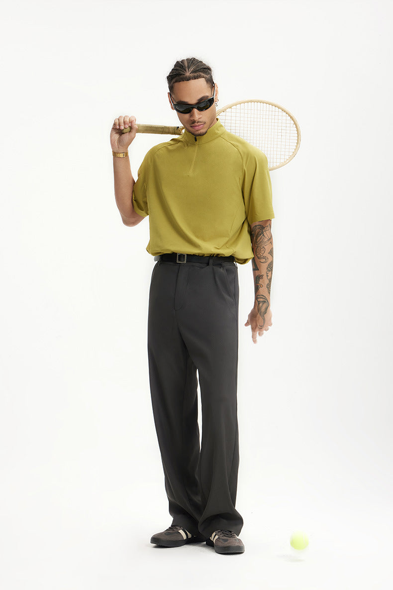 Relaxed Fit Mens Casual Dress Pants