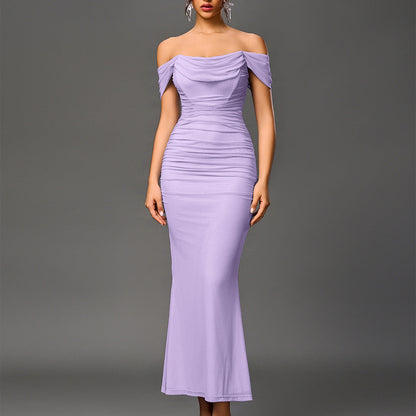 Chic Backless Mermaid Evening Gown