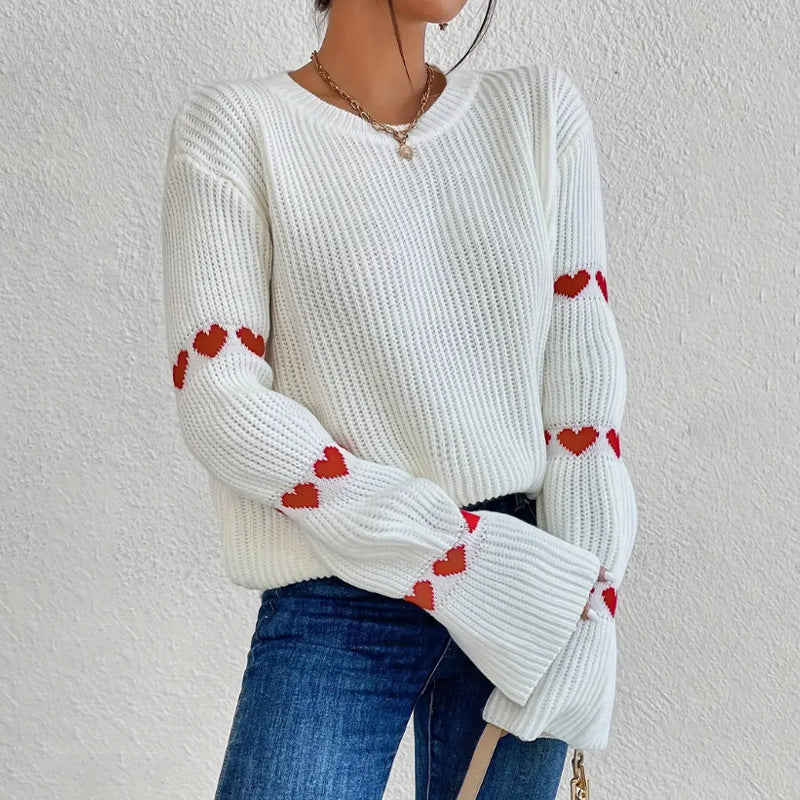 Comfortable Pastel Crew Neck Ladies Sweater - OutfitLondon