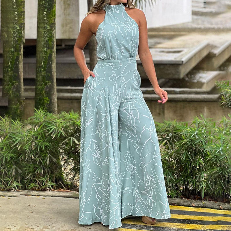 Chic Flowy Sleeveless Summer Jumpsuit for Women