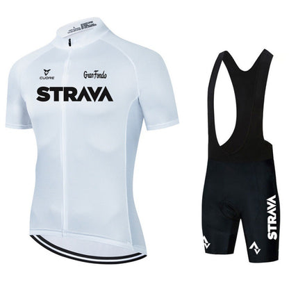 Men's Pro Cycling Jersey and Shorts Performance Set