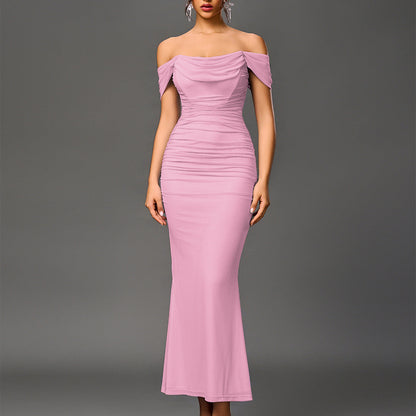 Chic Backless Mermaid Evening Gown