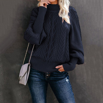 Warm Oversized Knit Women's Sweater