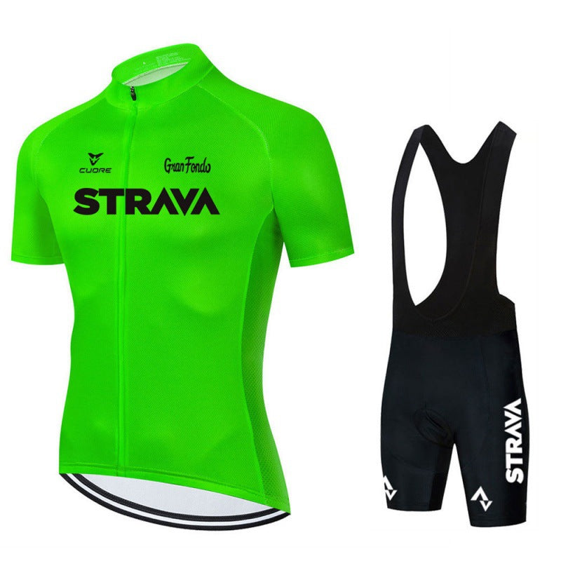 Men's Pro Cycling Jersey and Shorts Performance Set