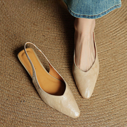Authentic Leather Mule Shoes