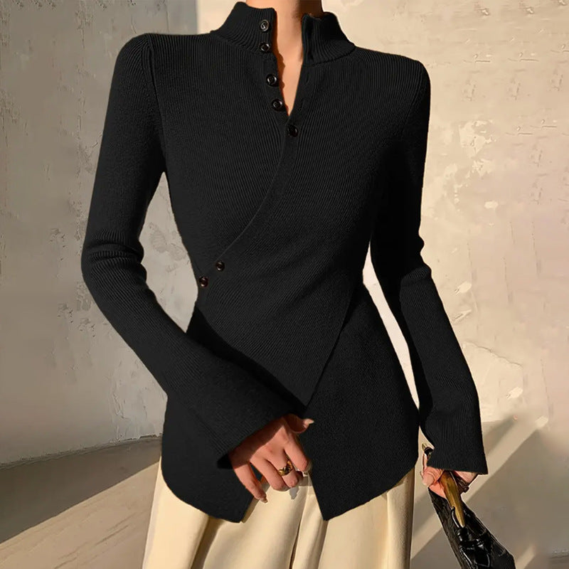 Soft Oversized Women's Wrap Sweater