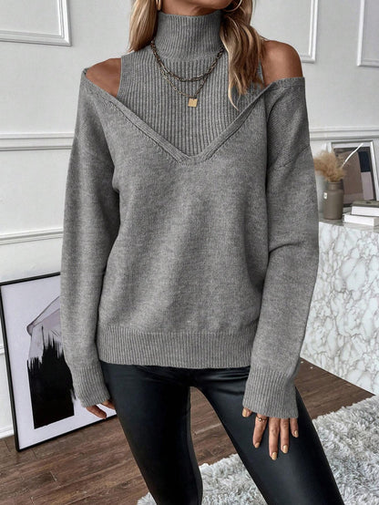 Fashionable Cold Weather Turtleneck Sweater