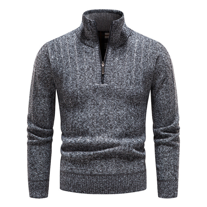 Tall Neck Warm Knit Sweater