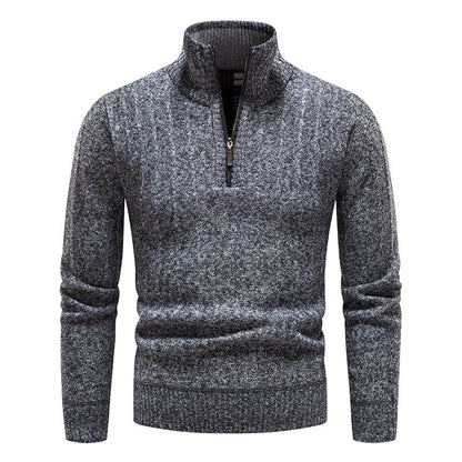Tall Neck Warm Knit Sweater