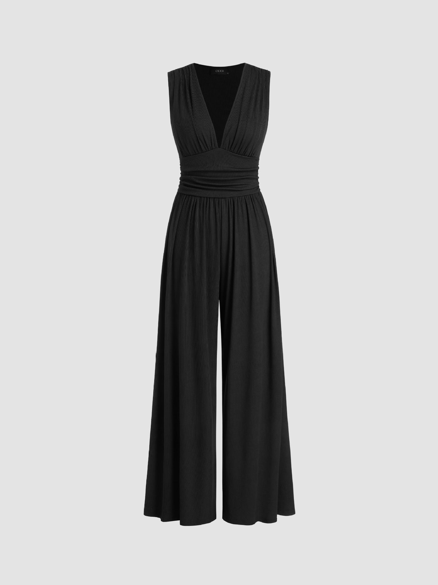 Stylish Sleeveless Wide Leg Romper