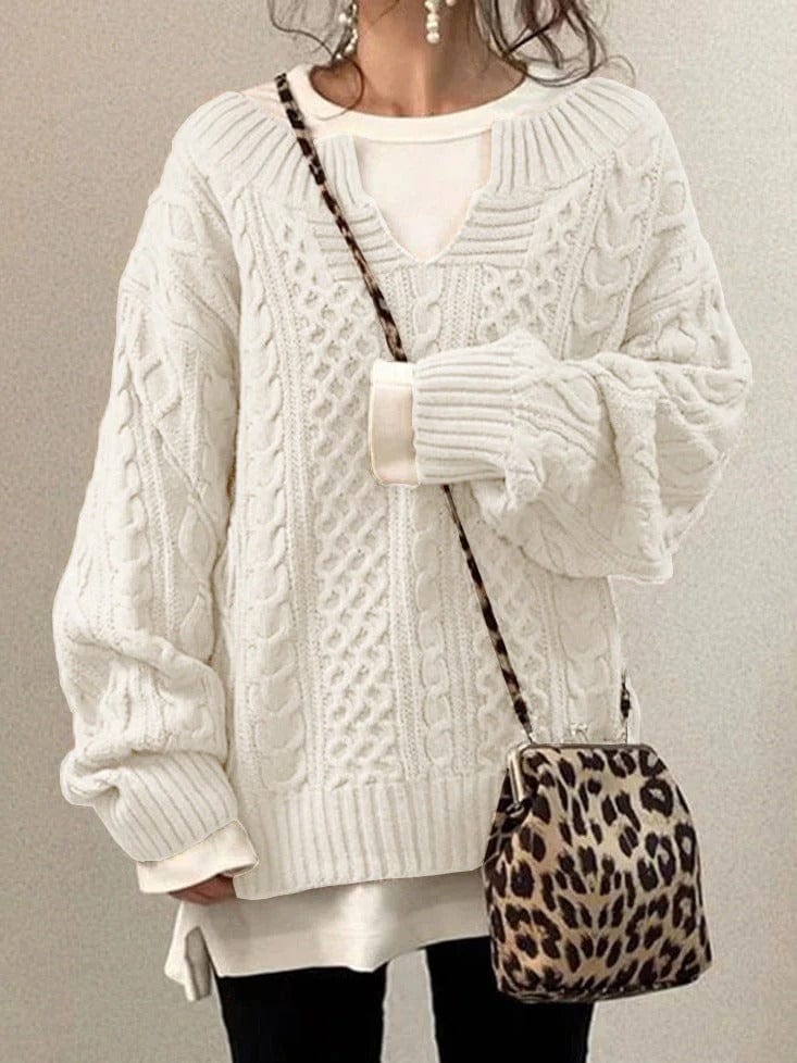 Soft Large Knit Women's Winter Sweater