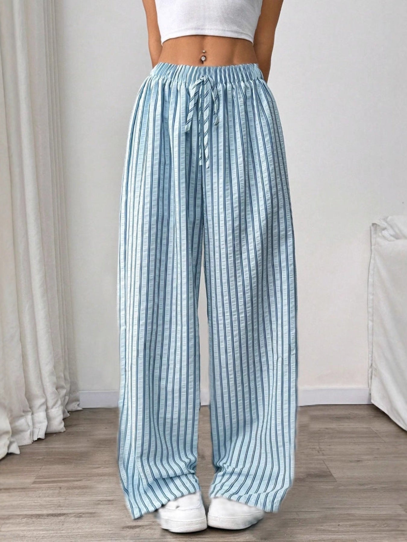 Casual Beachy Wide Leg Pants