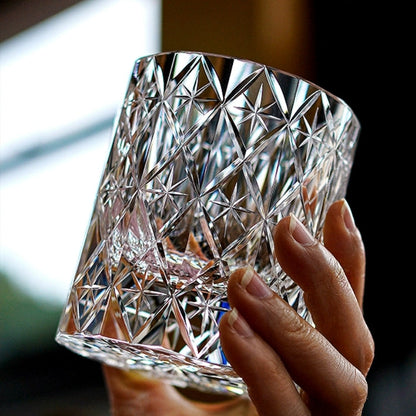 Premium Whiskey Glasses in Wooden Presentation Box