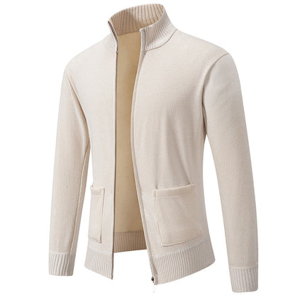 Versatile Zip Up Cardigan with Pockets