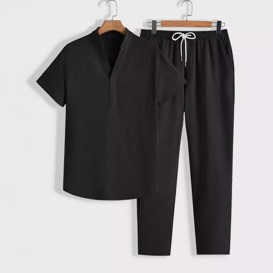 Relaxed Fit Summer Shorts Set for Men