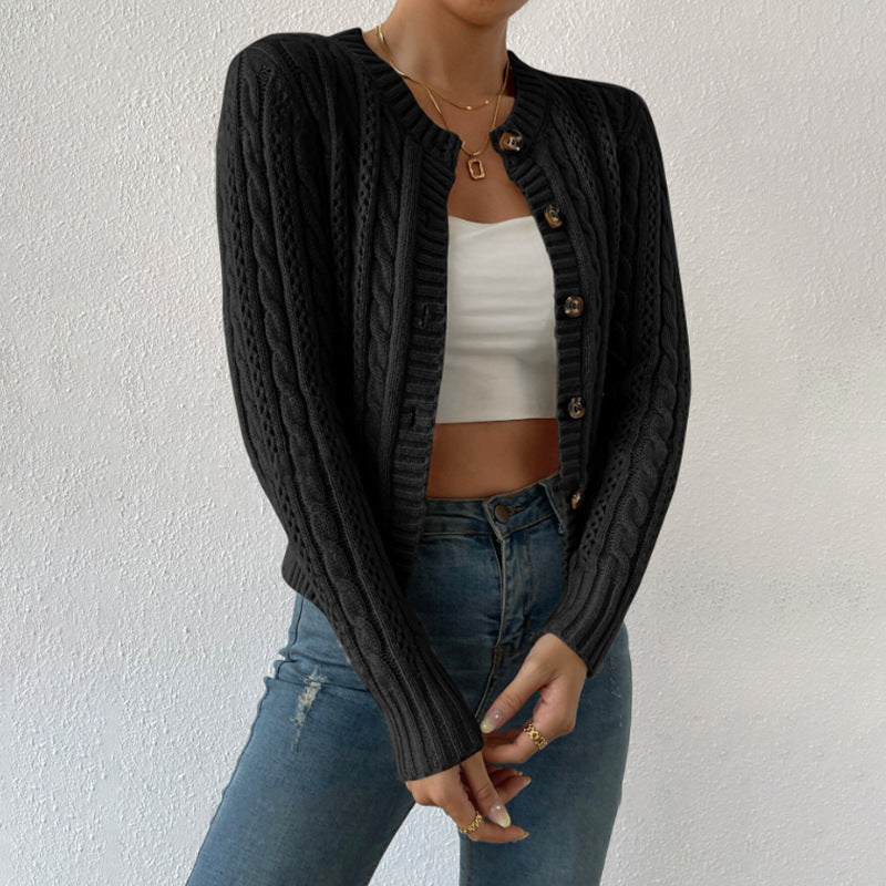 Soft Women's Knit Button Front Cardigan Sweater