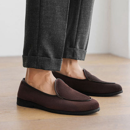 Luxurious Suede Slip On Shoes