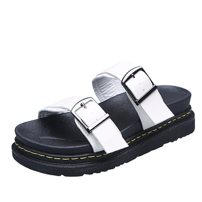 Comfy Buckle Strap Summer Sandals