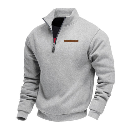 Men's Casual Quarter Zip Sweatshirt
