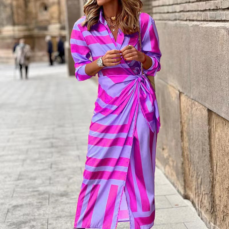 Chic Lightweight Sundress with Collar