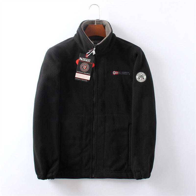 Waterproof Mens Full Zip Parka Coat