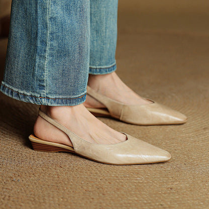 Authentic Leather Mule Shoes