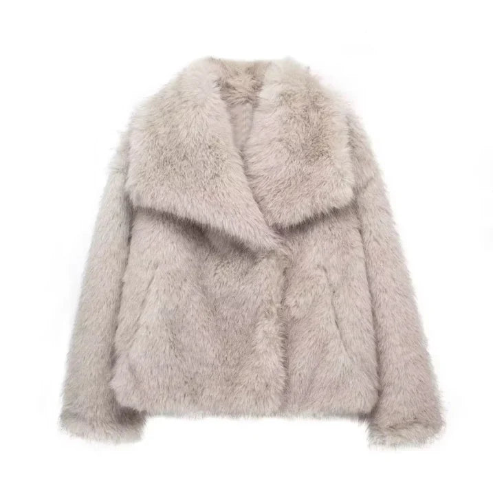 Luxurious Faux Fur Winter Coat for Women