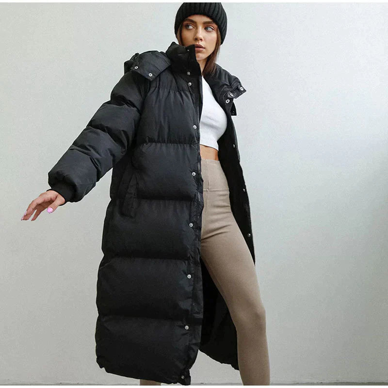 Warm Waterproof Down Filled Women's Parka Coat