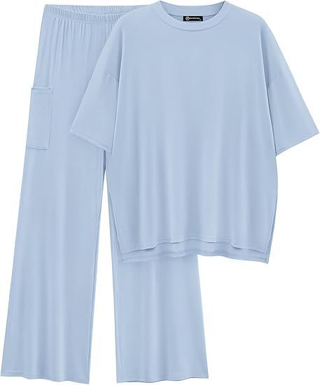 Comfortable Everyday Tops and Stretchy Pants Set