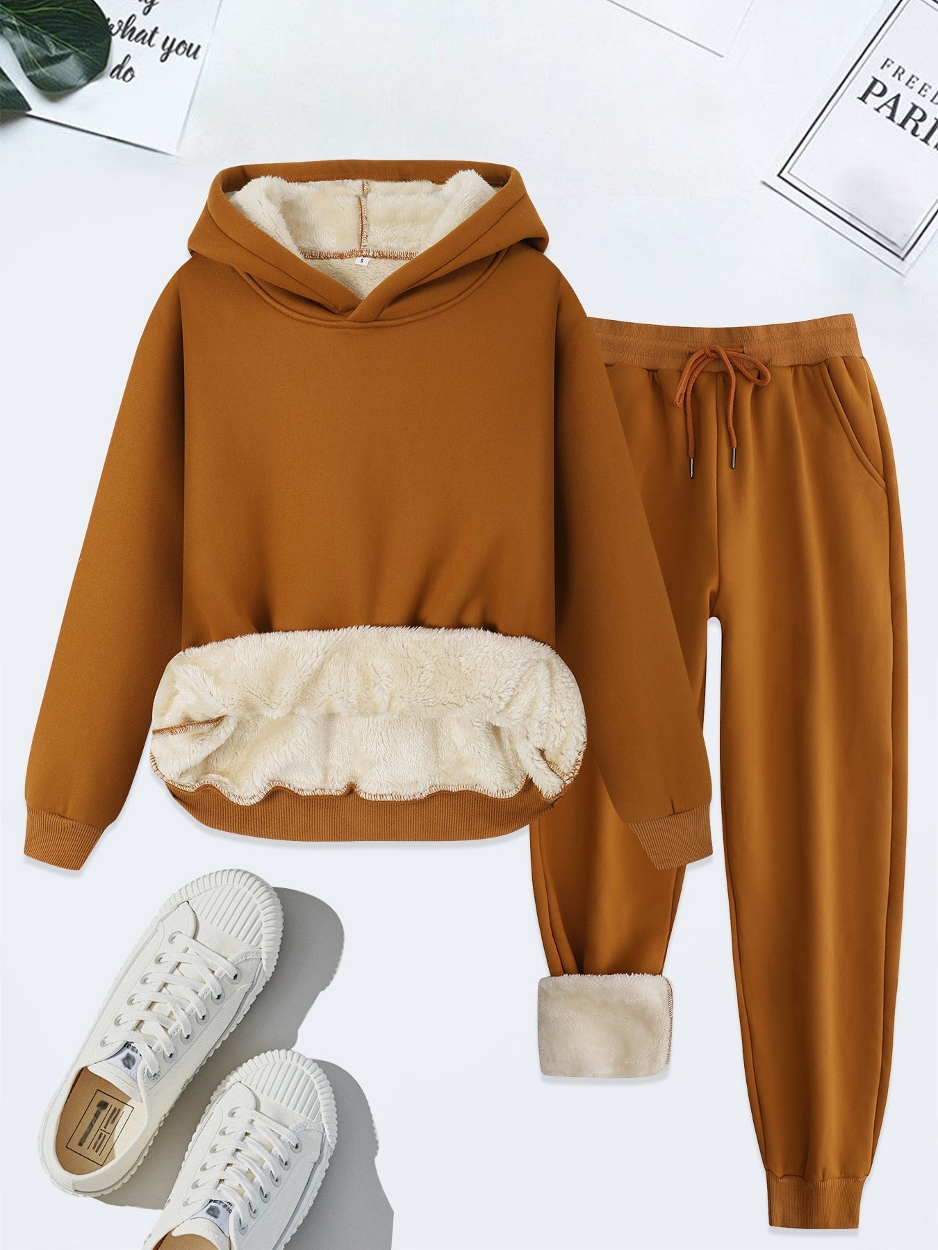 Soft Fleece Hoodie and Sweatpant Set