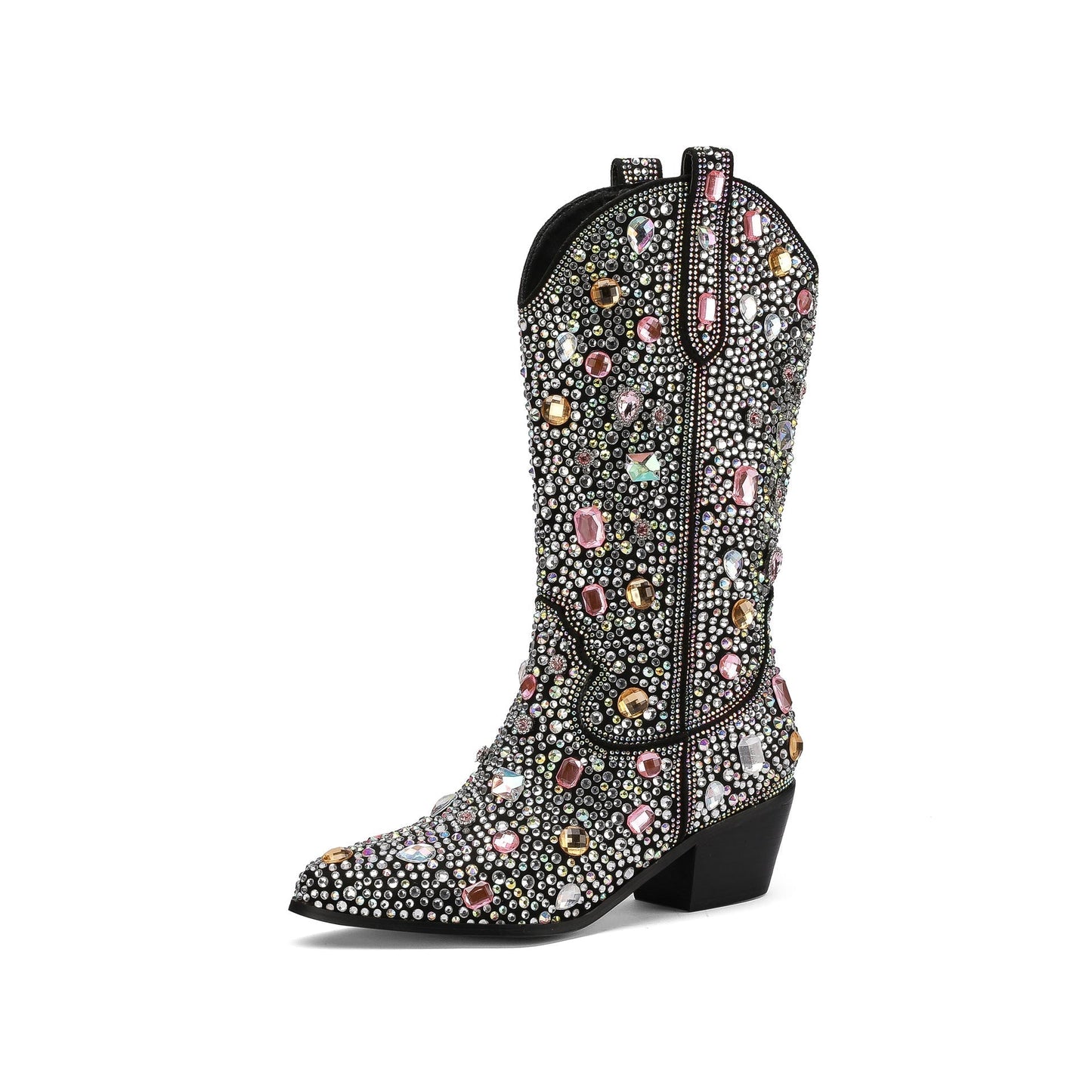 Fashionable Ankle Western Boots for Ladies