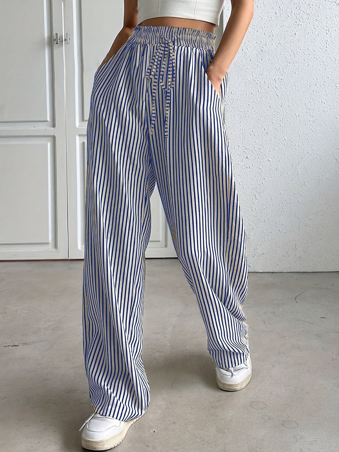 Casual Beachy Wide Leg Pants