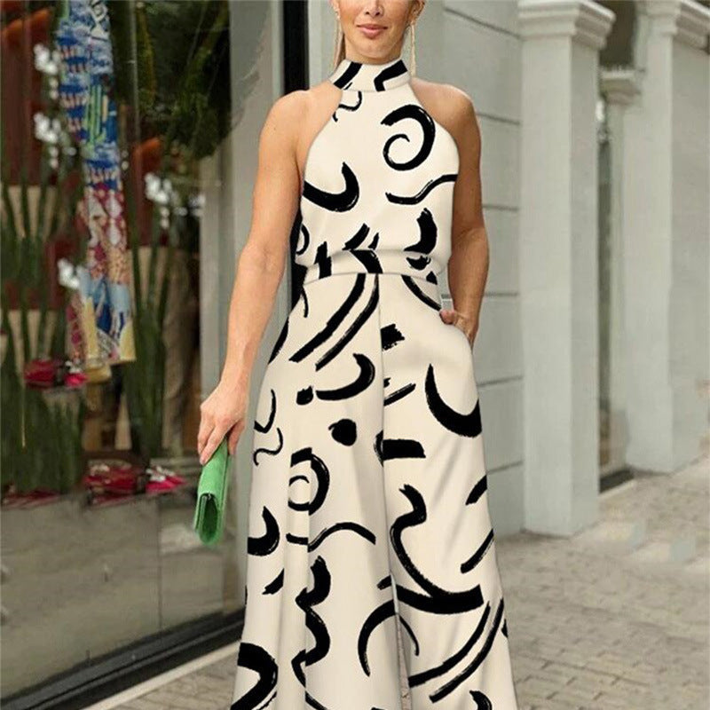 Chic Flowy Sleeveless Summer Jumpsuit for Women