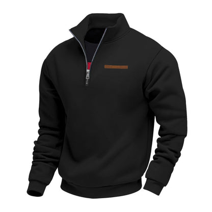Men's Casual Quarter Zip Sweatshirt