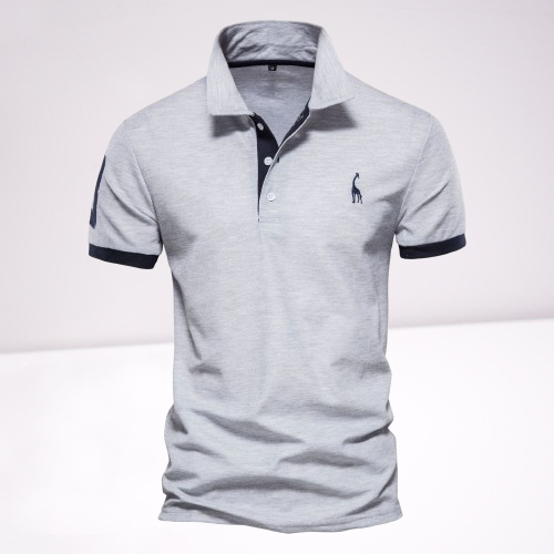 Relaxed Fit Men's Airy Polo Shirt