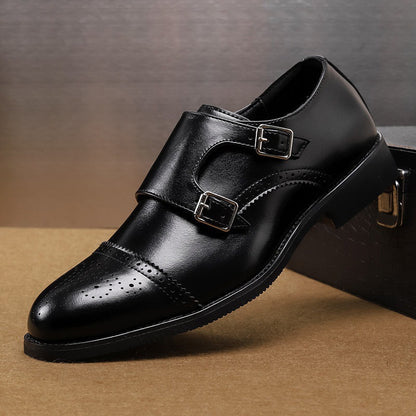 Luxury Double Buckle Dress Shoes