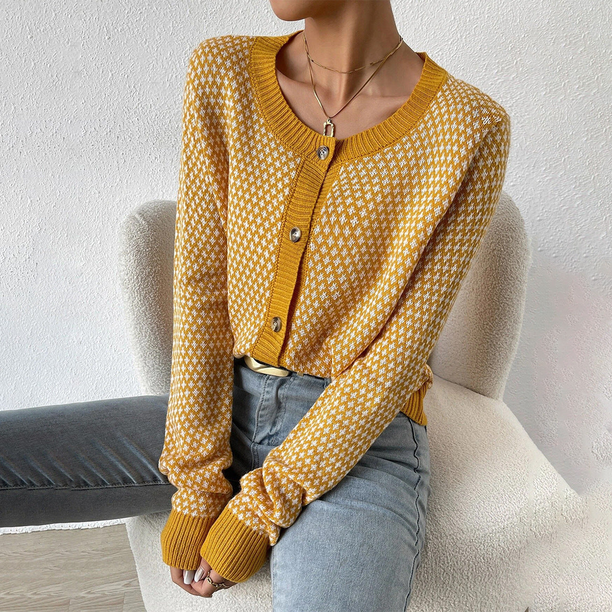 Cozy Oversized Women's Cardigan Sweater - OutfitLondon