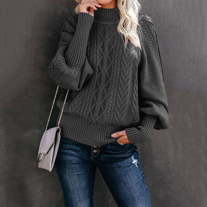 Warm Oversized Knit Women's Sweater