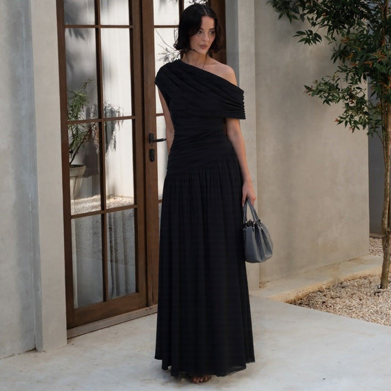 Chic Off The Shoulder Formal Maxi Gown
