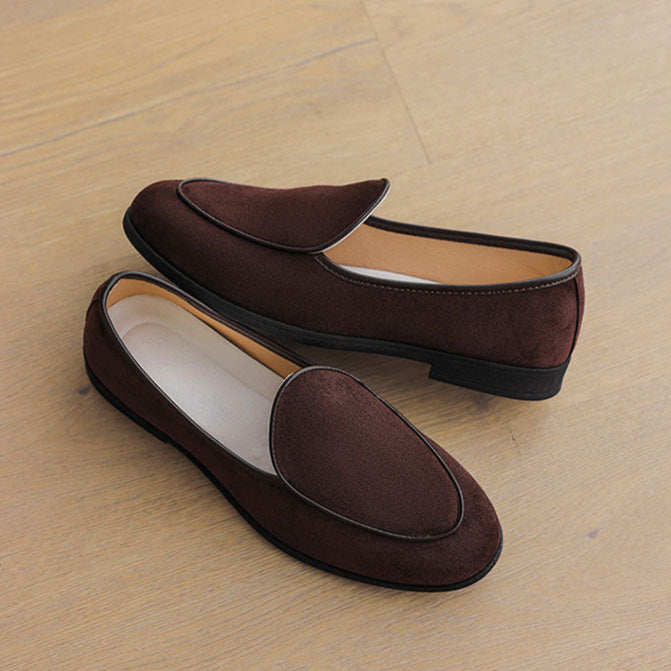 Luxurious Suede Slip On Shoes