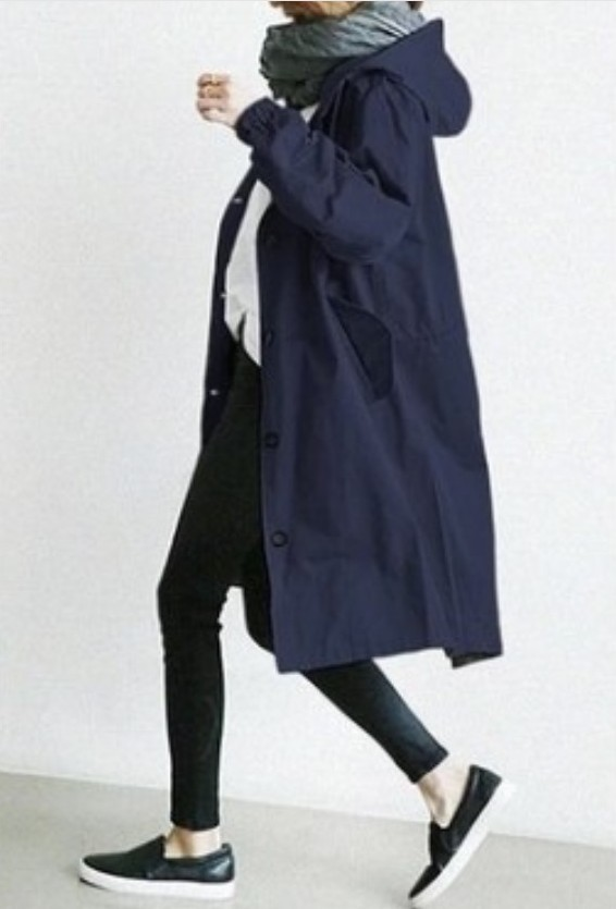 Ladies Long Waterproof Parka Jacket
