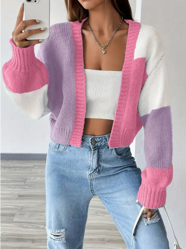 Casual Crew Neck Solid Color Jumper