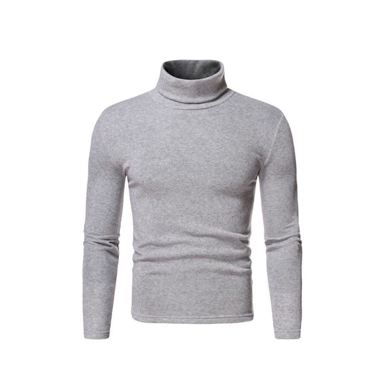 Slim Fit Men's Knit Turtleneck Sweater