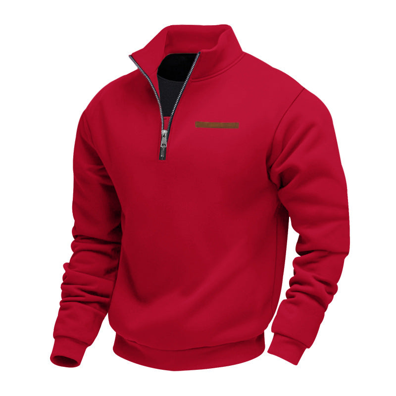 Men's Casual Quarter Zip Sweatshirt