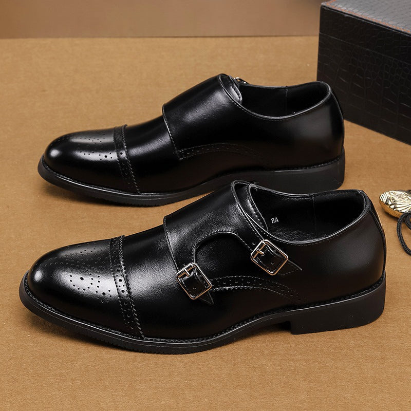 Luxury Double Buckle Dress Shoes