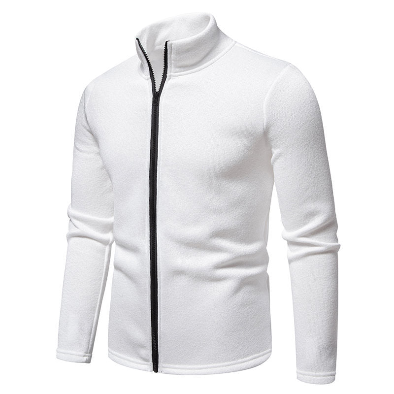 Warm High Neck Full Zip Fleece Jacket