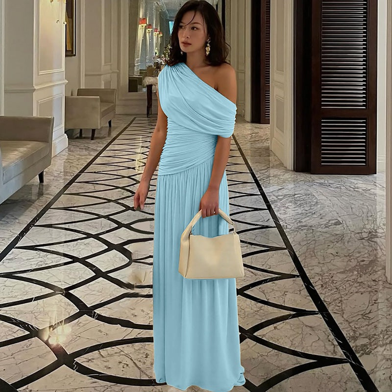 Chic Off Shoulder Formal Maxi Gown