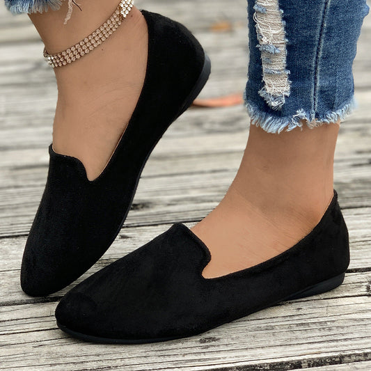 Classic Easy Slip-On Ballet Shoes - OutfitLondon