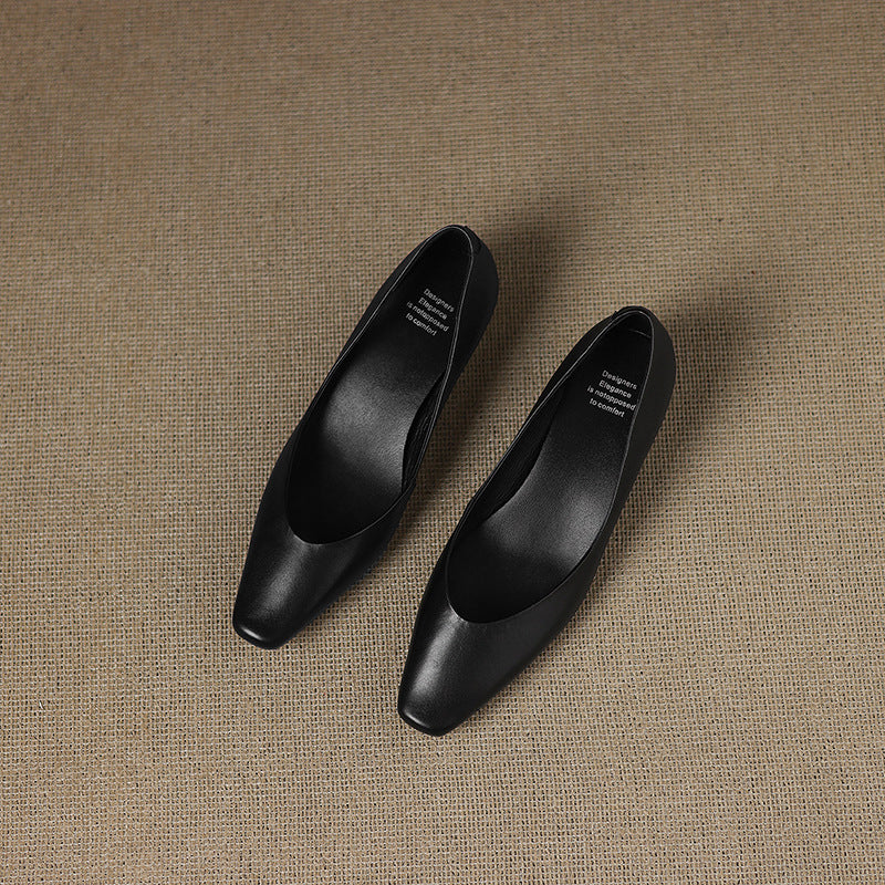 Real Leather Ballet Shoes