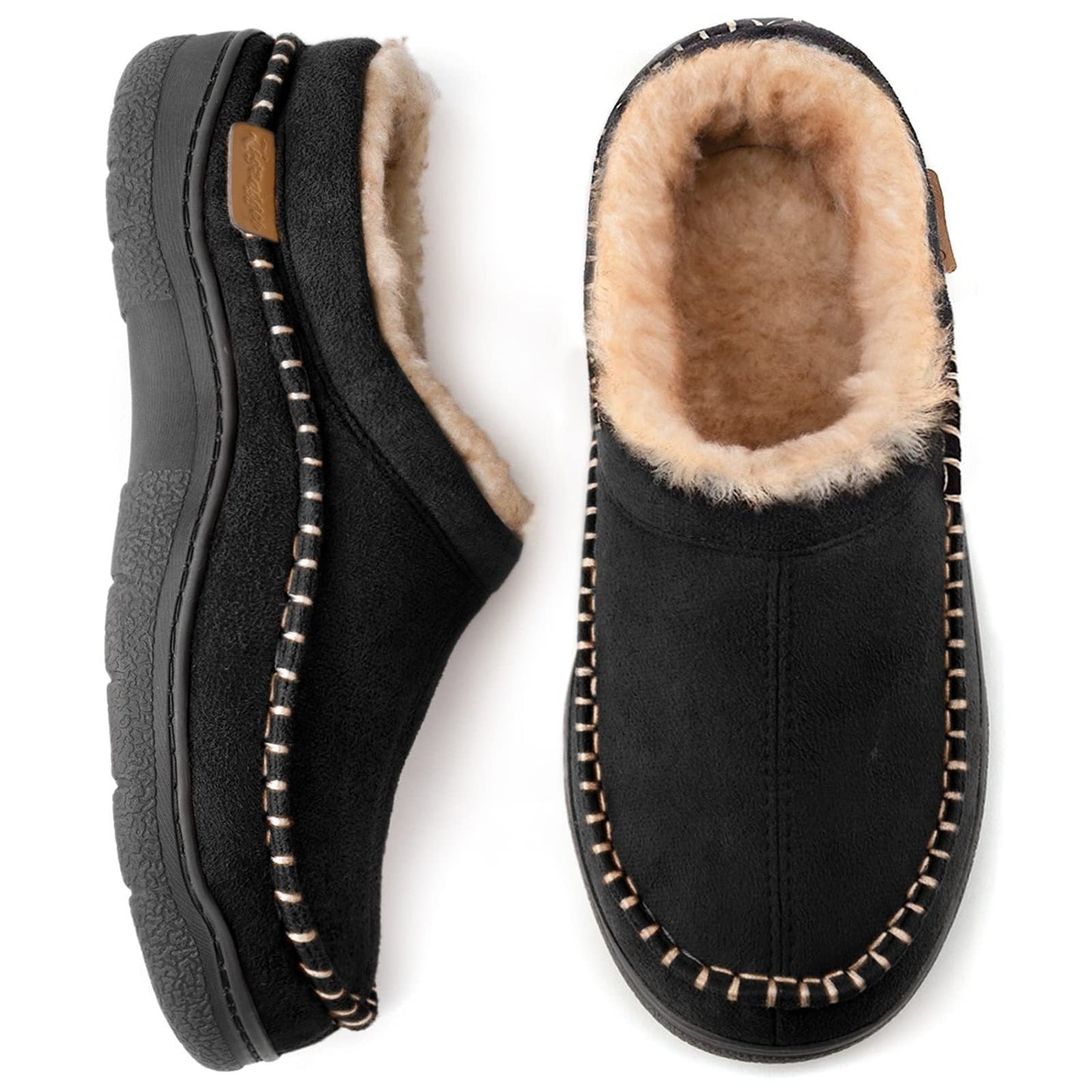 Comfy Fleece Slip On Slippers - OutfitLondon